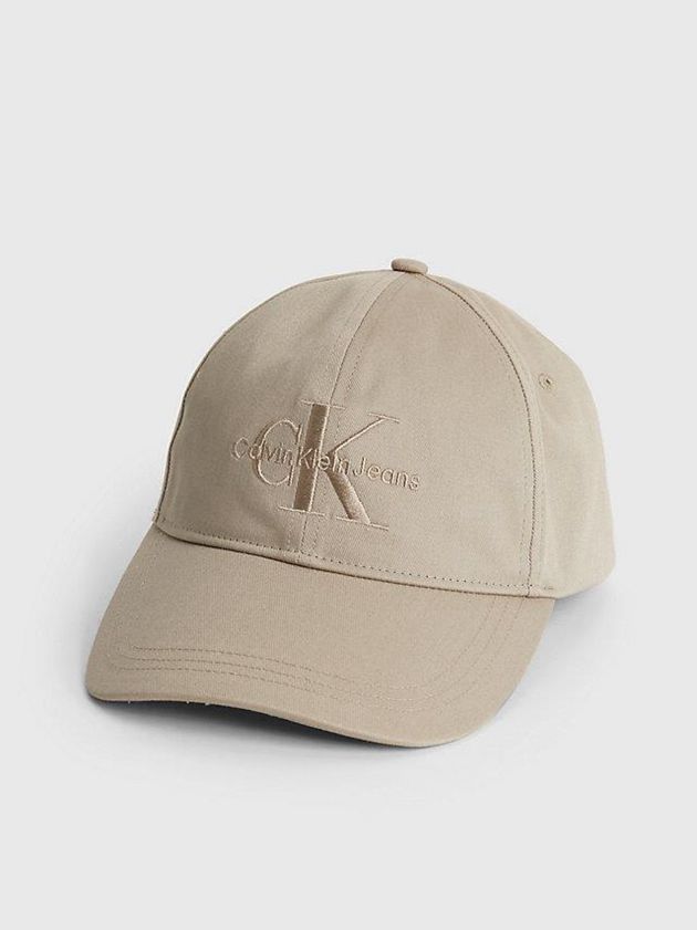 Calvin Klein USA Organic Cotton Twill Womens Cap Beige 1650348-JG